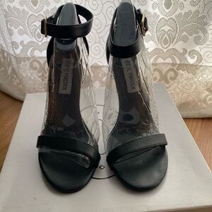 Steve Madden Real Love Black Patent Heels